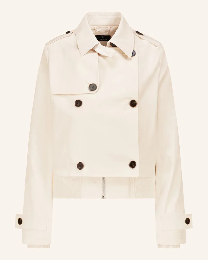 monari Trench-Jacke mit Blende Creme