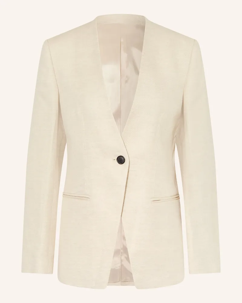 Tiger of Sweden Blazer Joni Mit Leinen grau Beige