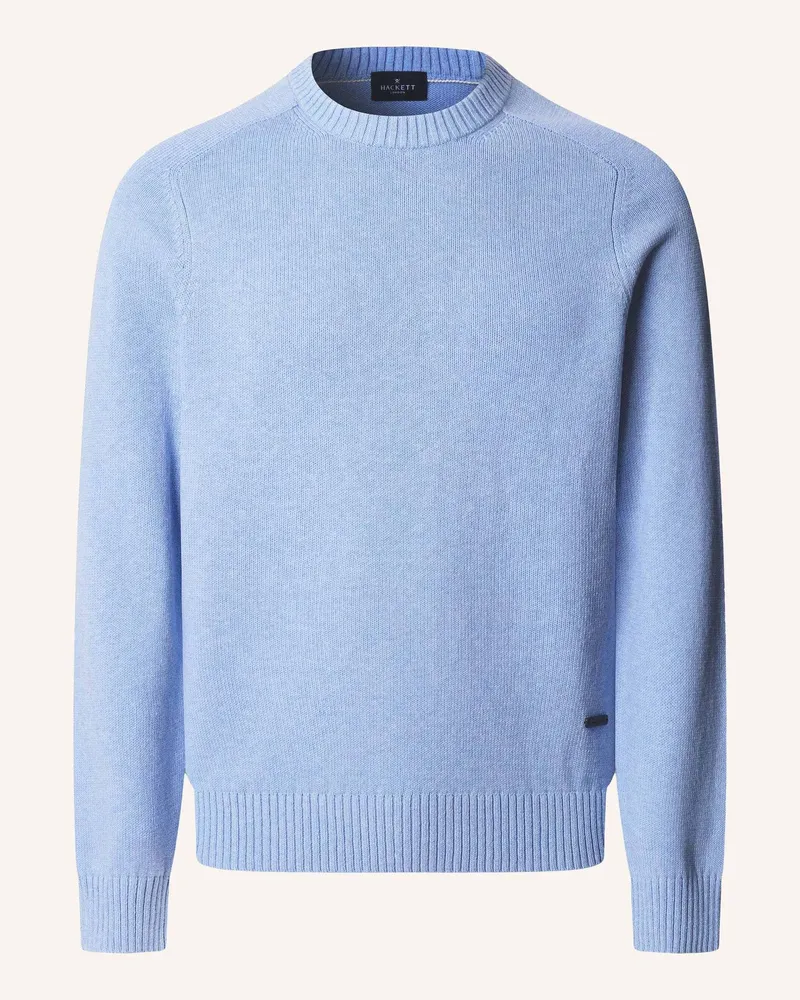 Hackett Pullover Saddle Crew blau Blau