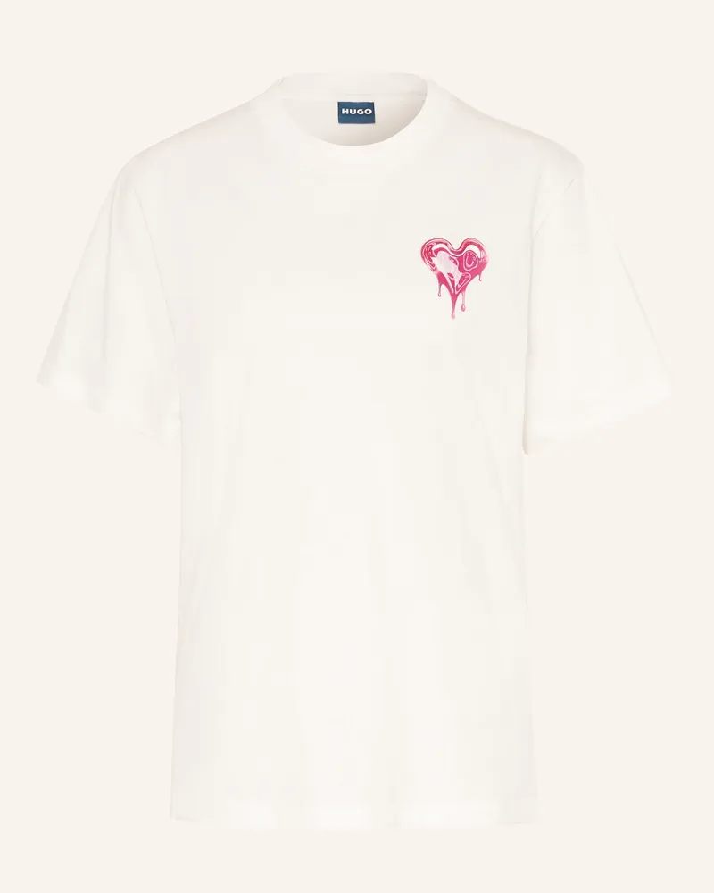 HUGO BOSS T-Shirt Vintage weiss Ecru