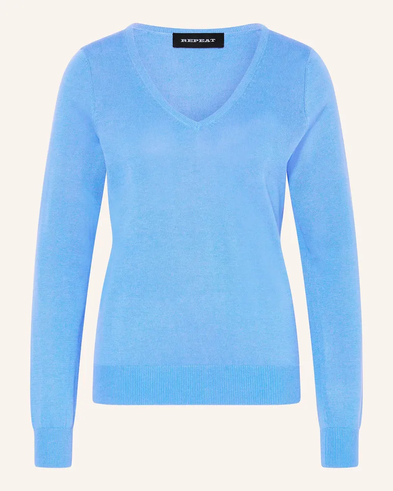 Repeat Pullover Blau