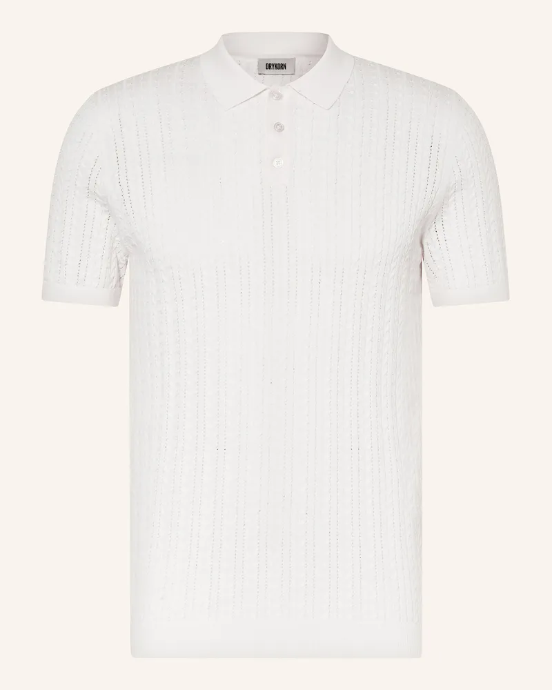 Drykorn Strick-Poloshirt TRITON Regular Fit Ecru