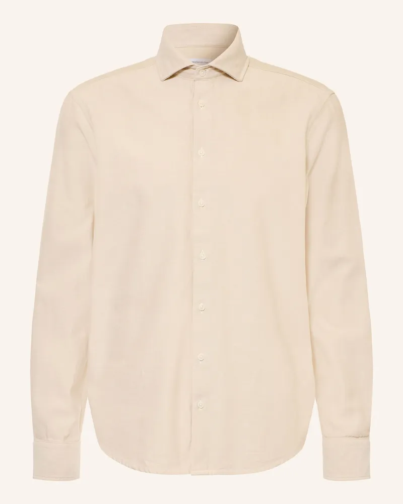 Seidensticker Hemd Regular Fit beige Creme