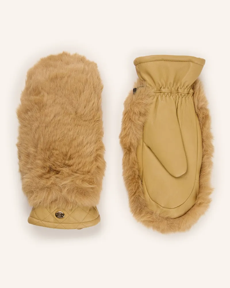 GOLDBERGH Skihandschuhe Hill gelb Camel