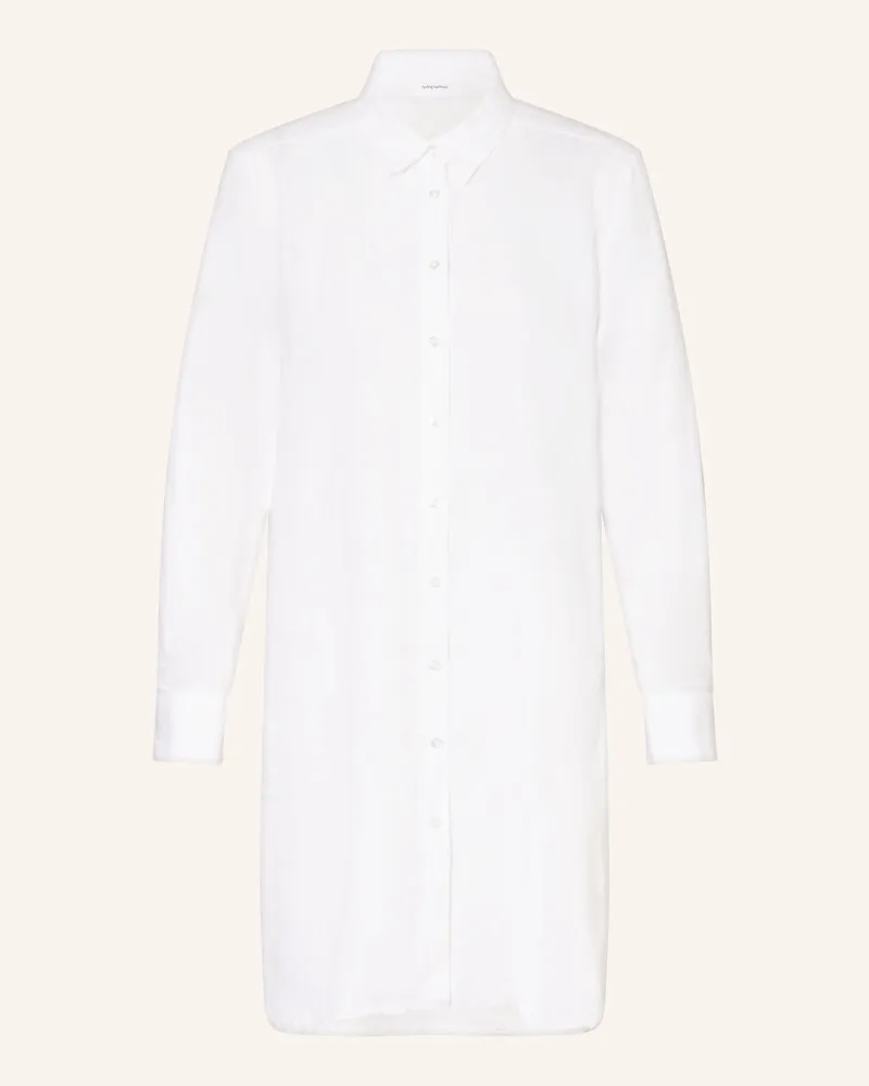 Darling Harbour Hemdblusenkleid aus Leinen Weiss
