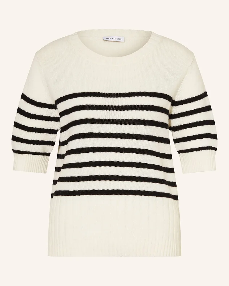 Mrs & HUGS Strickshirt Ecru