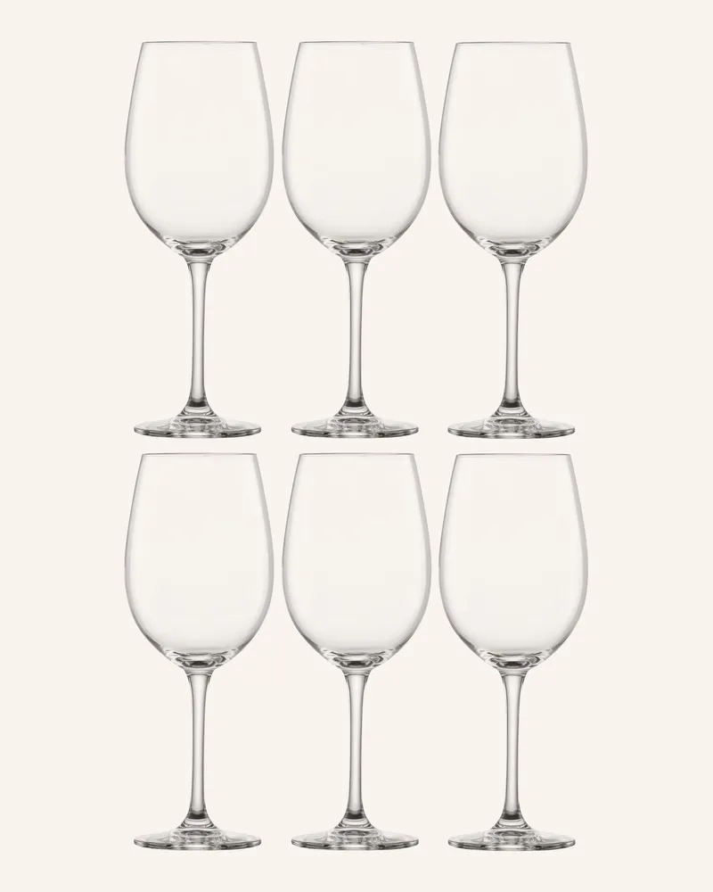 Schott Zwiesel 6er-Set Weingläser Classico transparent Weiss