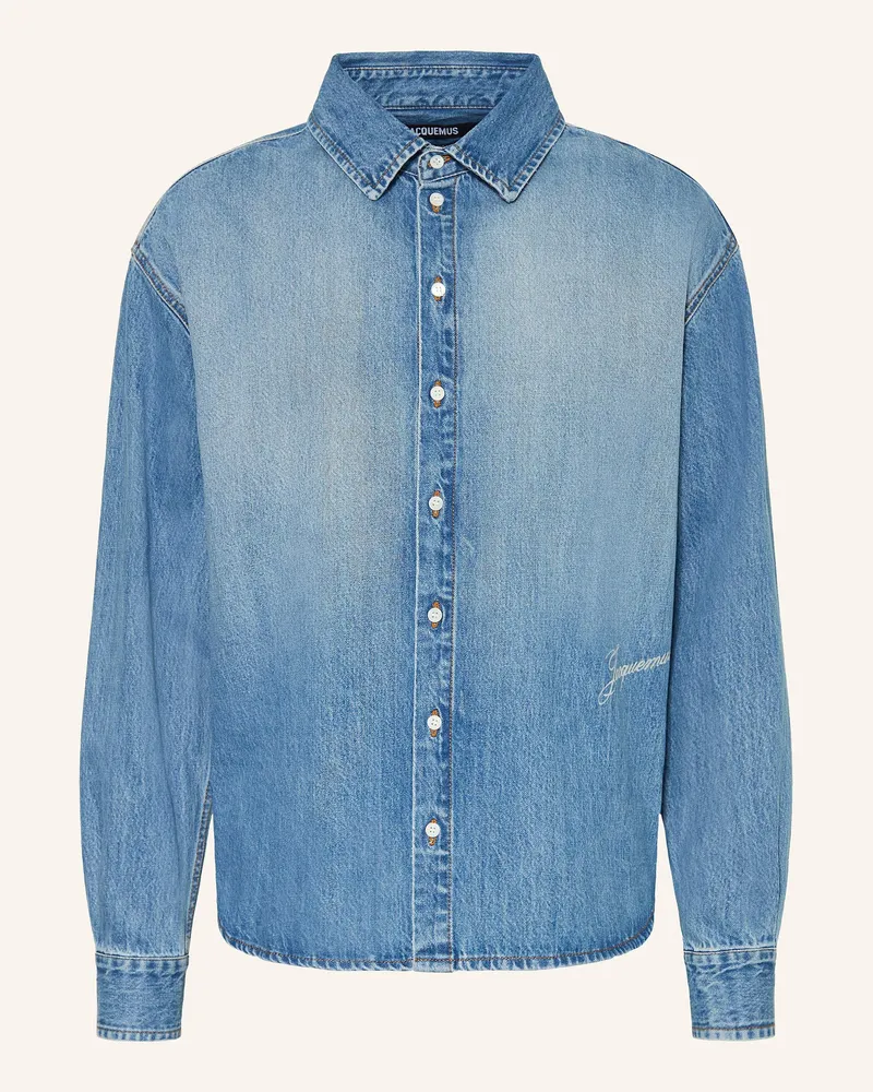 Jacquemus Jeanshemd La Chemise De-Nimes Simon Comfort Fit blau Hellblau