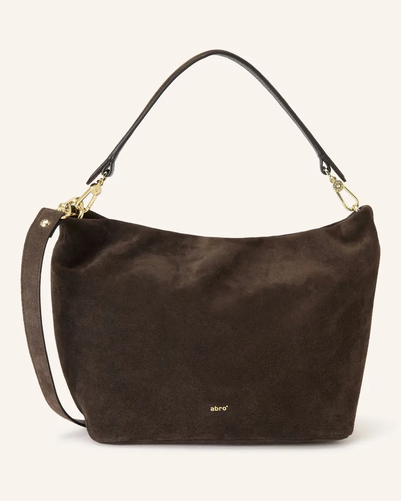 Abro Umhängetasche Ebony Large braun Dunkelbraun