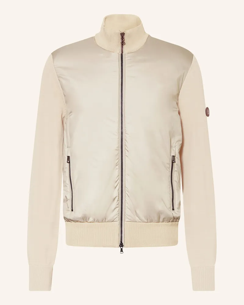 Bogner Strickjacke ZISCO im Materialmix Beige
