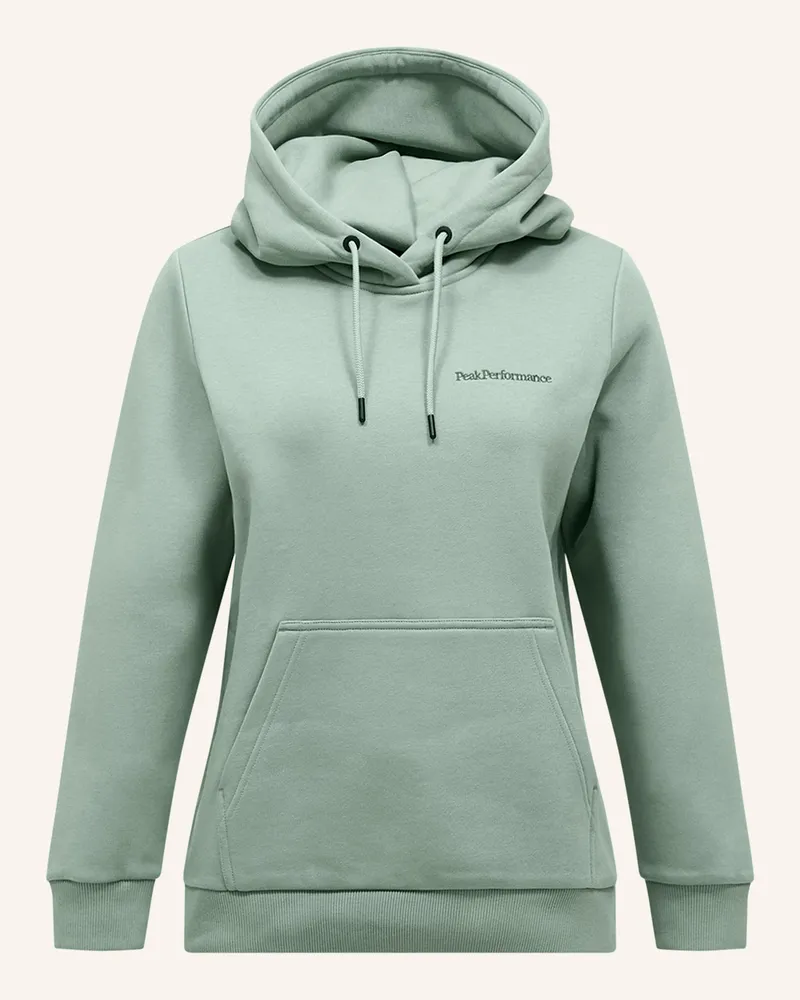 Peak Performance Hoodie gruen Hellgrün