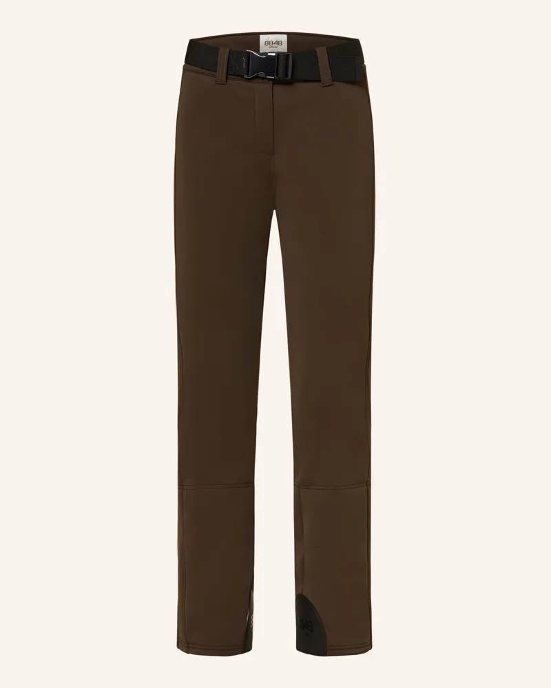 8848 Altitude Softshell-Skihose TUMBLR 2.0 W Dunkelbraun