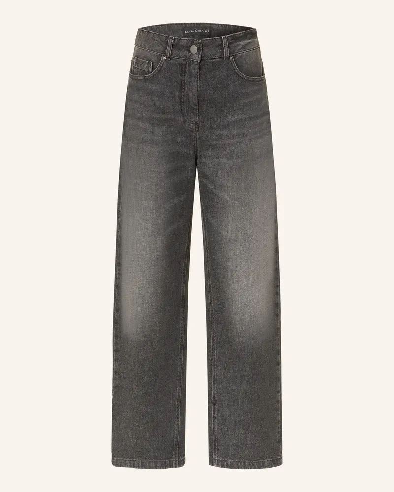Luisa Cerano Barrel Jeans grau 1