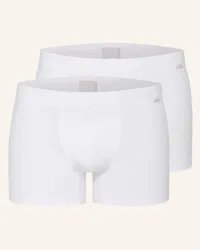 Hanro 2er-Pack Boxershorts COTTON ESSENTIALS Weiss