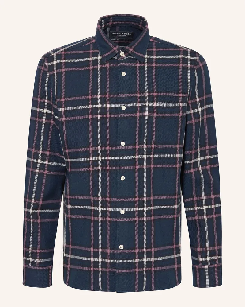 Marc O'Polo Hemd Comfort Fit Dunkelblau