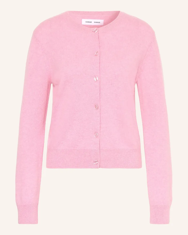 Samsøe & Samsøe Strickjacke Saboston Aus Cashmere rosa Rosa