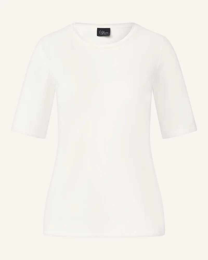 S.Oliver T-Shirt weiss Weiss