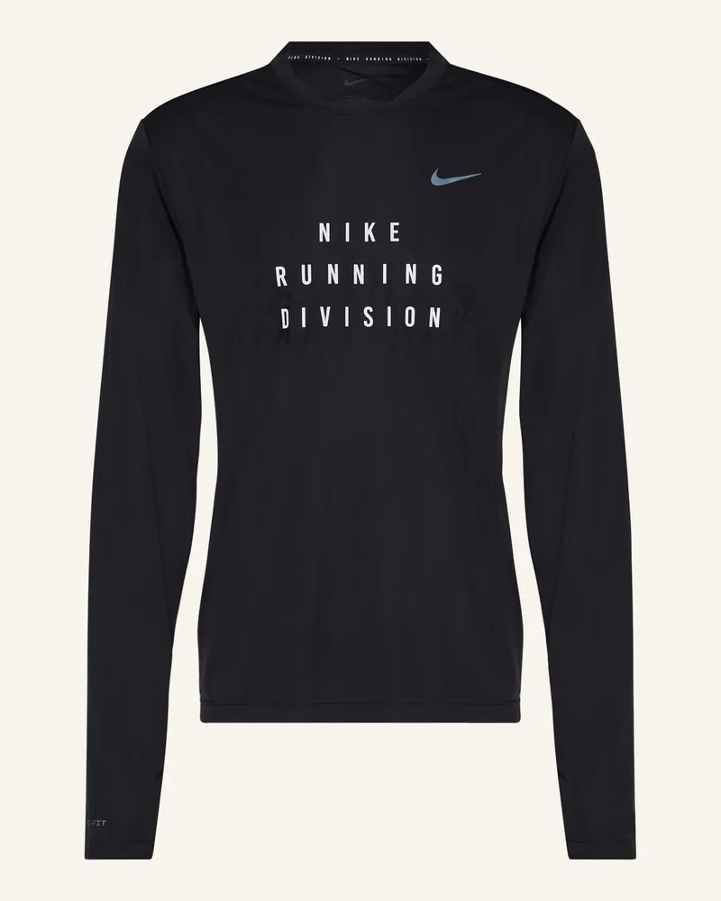 Nike Laufshirt DRI-FIT RUN DIVISION Schwarz
