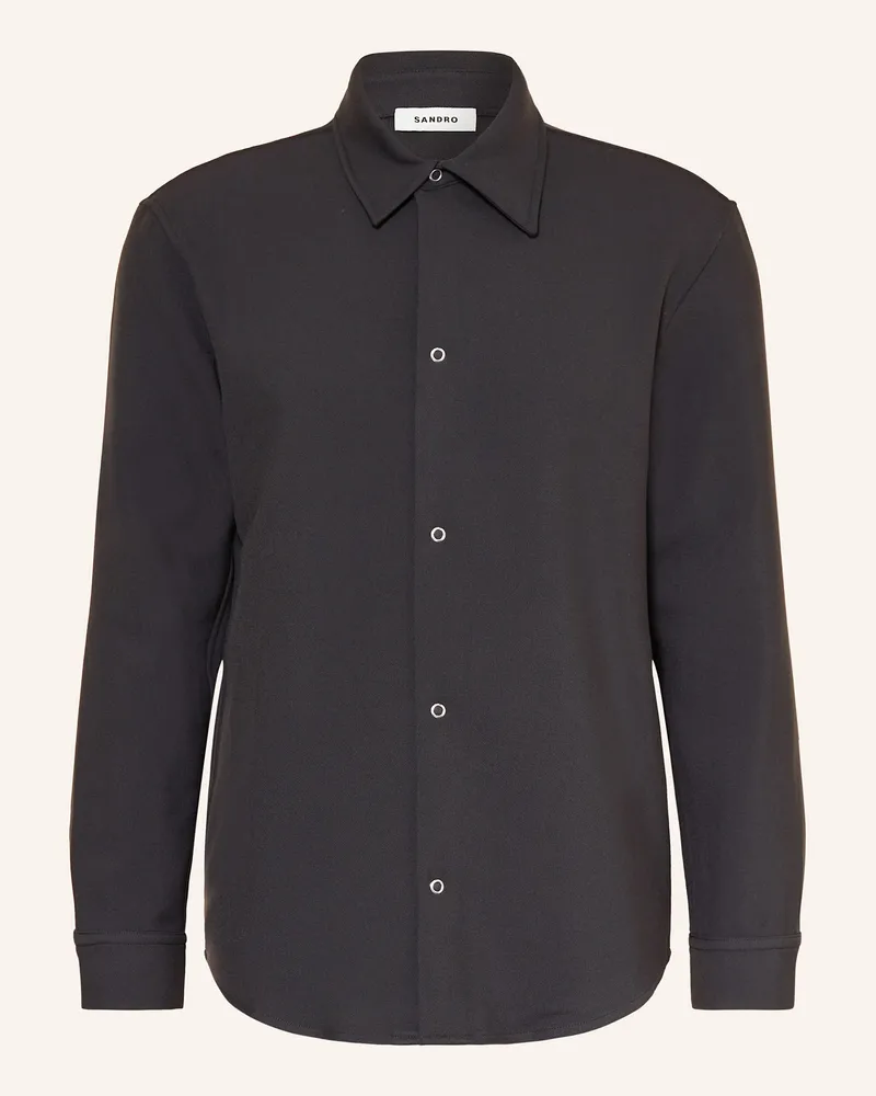 Sandro Overshirt Dunkelgrau