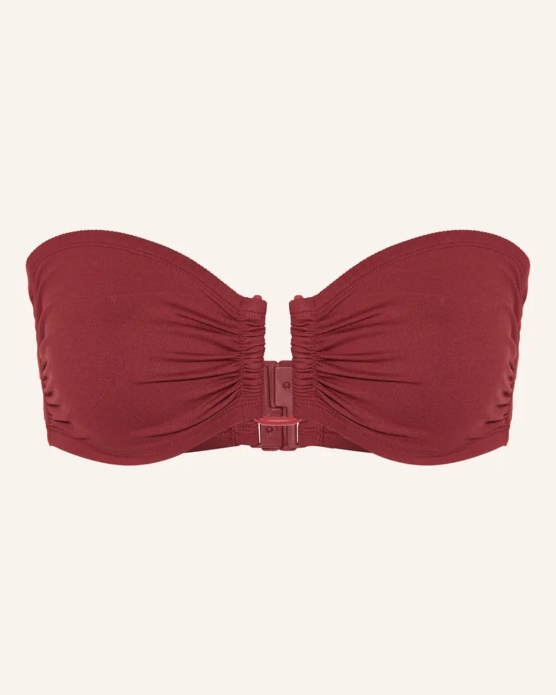 Eres Bandeau-Bikini-Top Show rot Dunkelrot