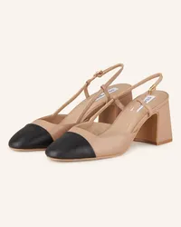 Steve Madden Slingpumps ZEINA - BEIGE/ SCHWARZ Rosa