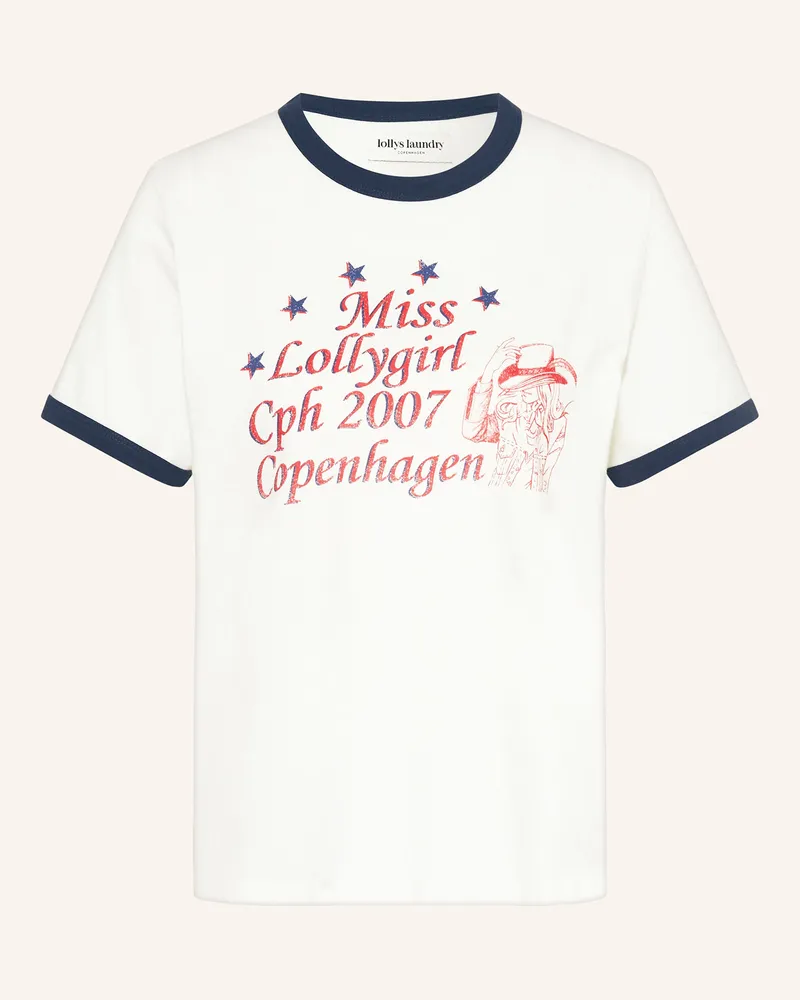 Lollys Laundry T-Shirt MISSLL Weiss