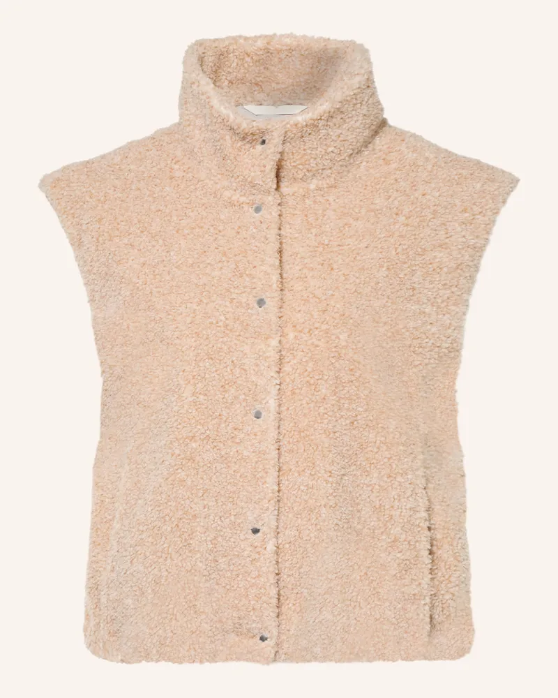 Marc O'Polo Teddyfell-Weste beige Beige