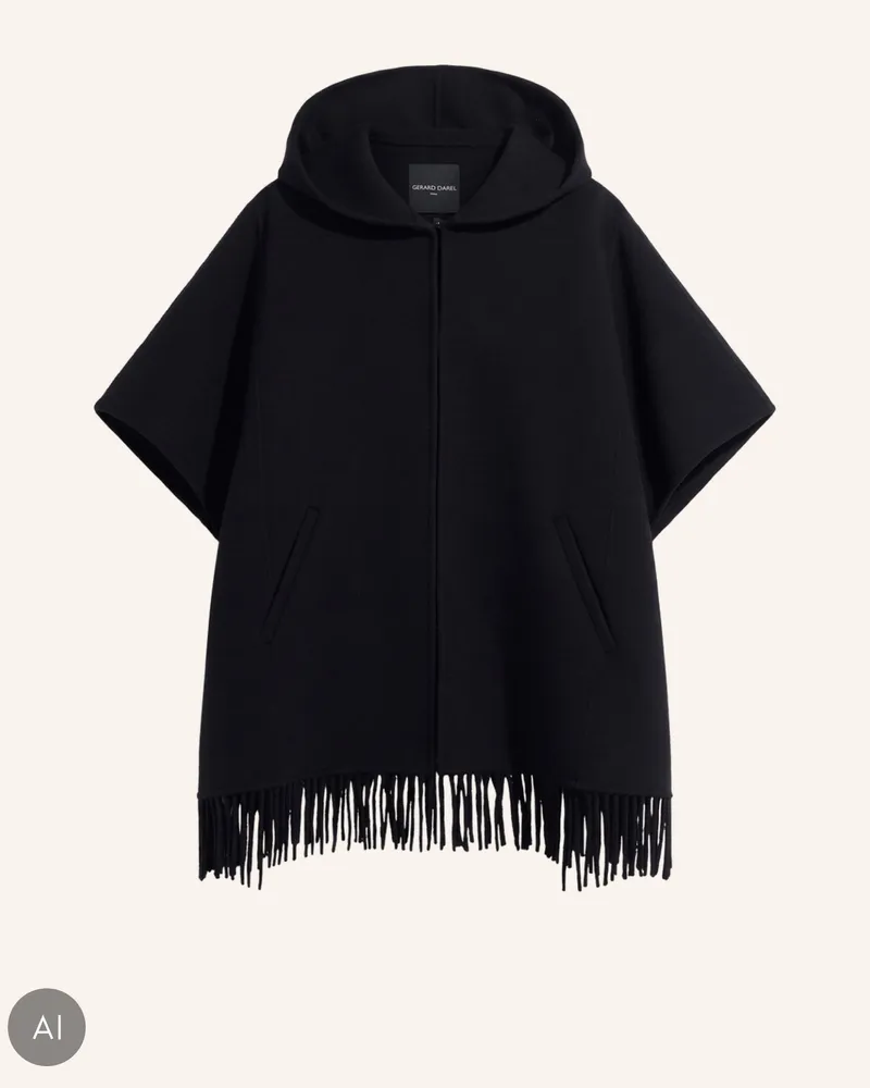 Gerard Darel Mantel Ady schwarz Schwarz