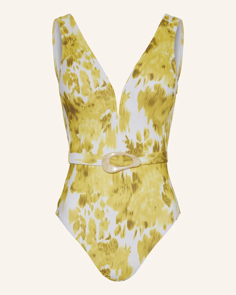 Maryan Mehlhorn Badeanzug Soft Focus Florals gelb Gelb