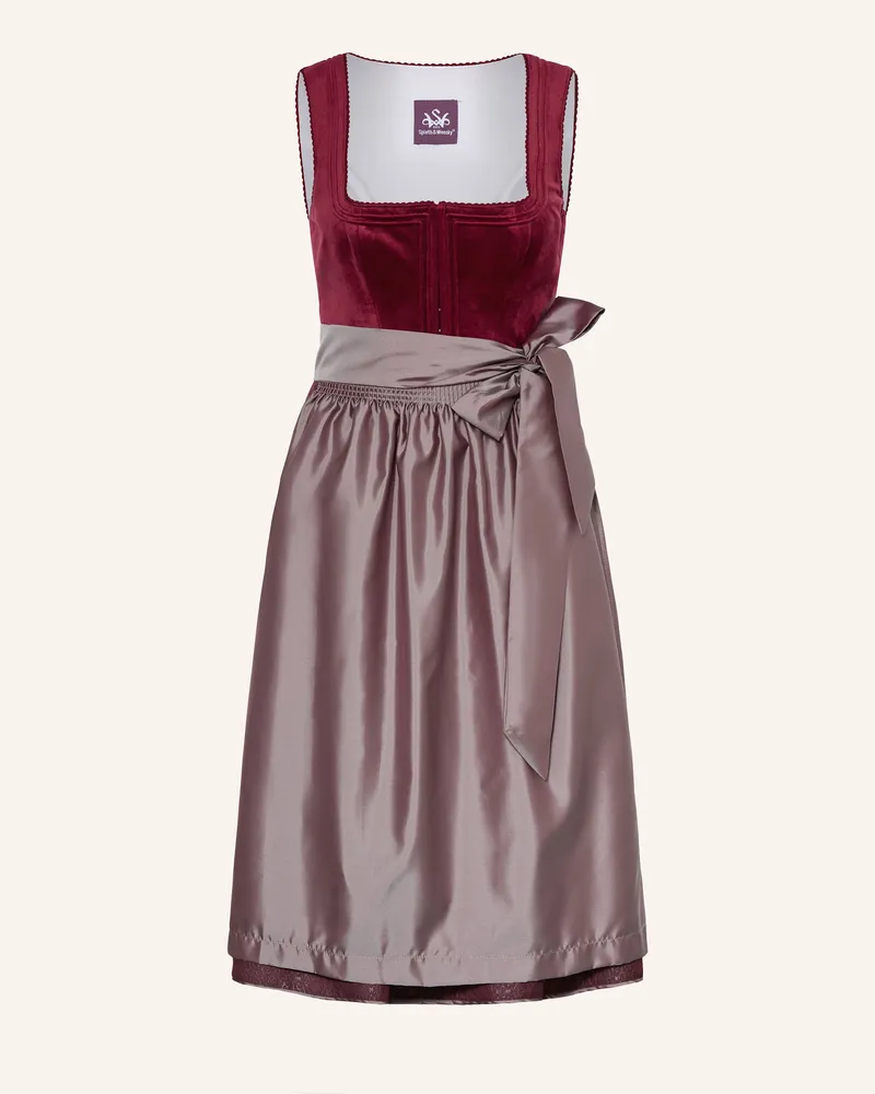 Spieth & Wensky Dirndl FABRIZIA Dunkelrot