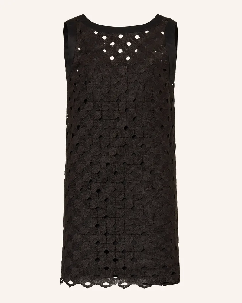 Max Mara Strandkleid Pesi Aus Lochspitze schwarz Schwarz