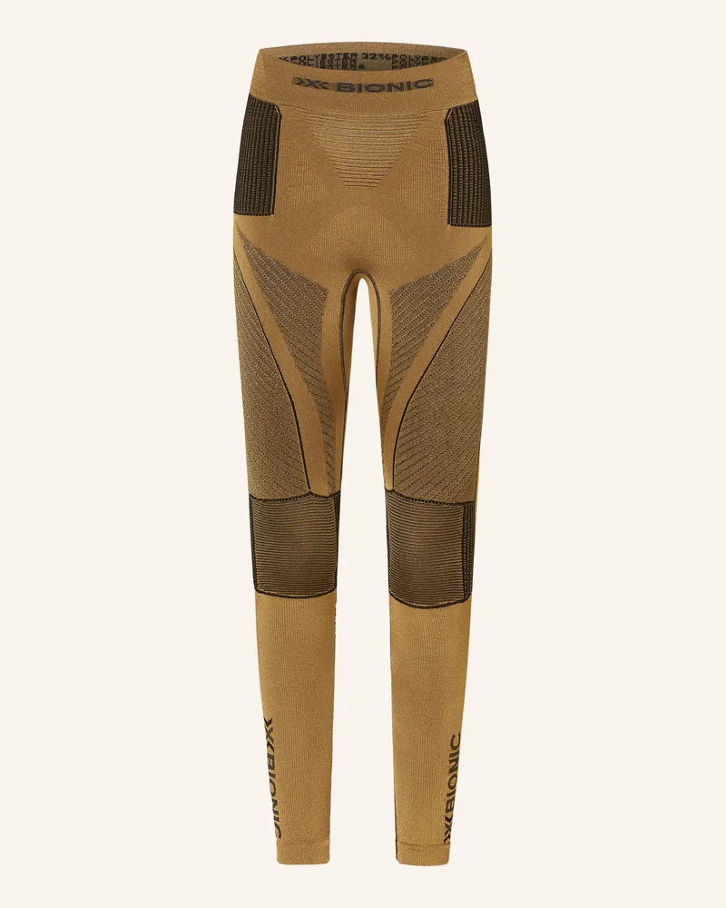 X-Bionic Funktionswäsche-Hose Radiactor 4.0 gold Hellbraun