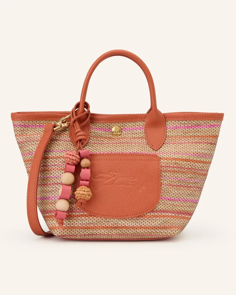 Longchamp Handtasche rosa Dunkelorange