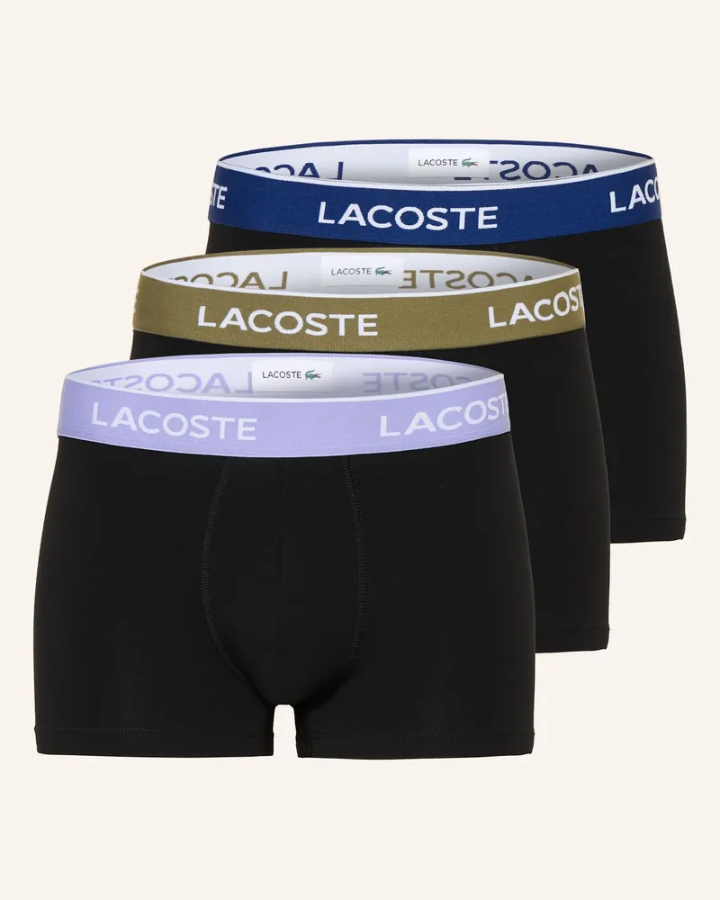 Lacoste 3er-Pack Boxershorts Helllila