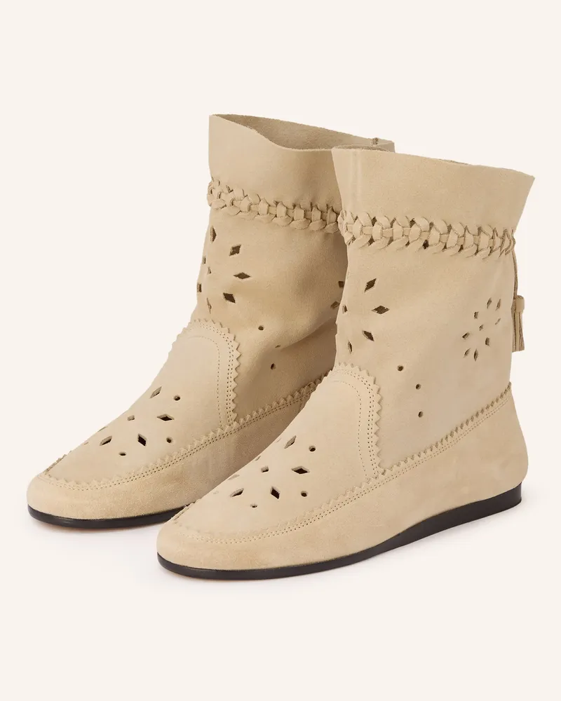 Isabel Marant Boots Woosta Mit Cut-Outs beige Hellbraun