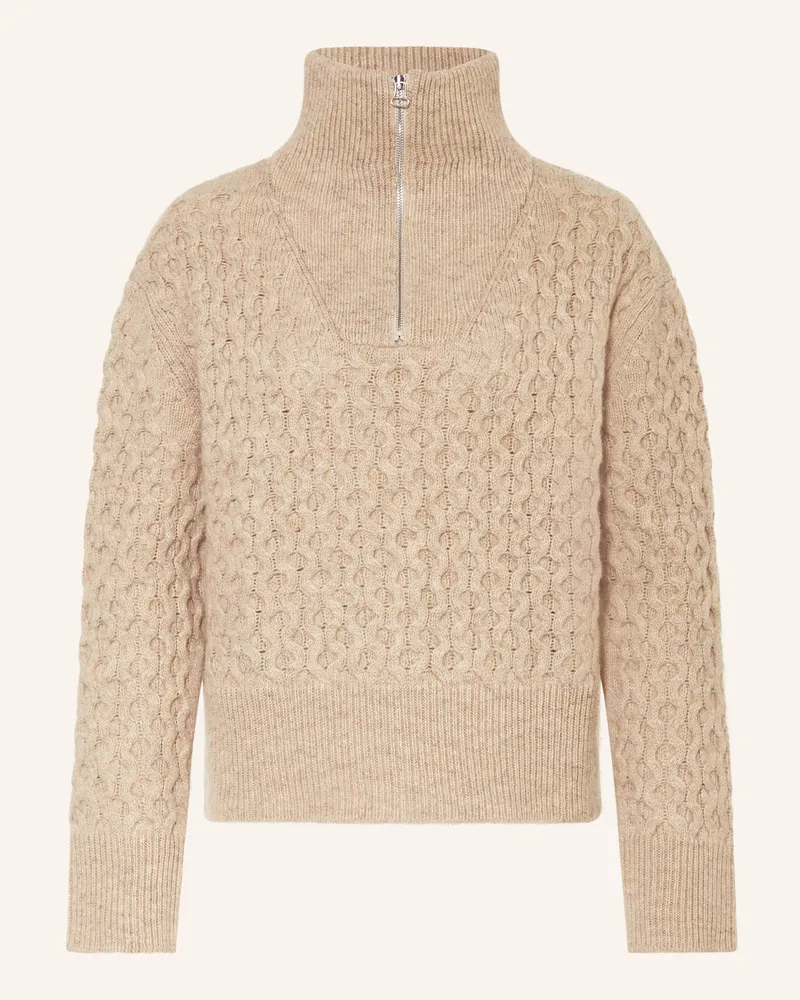 SoSUE Troyer Mia Aus Merinowolle beige Hellbraun