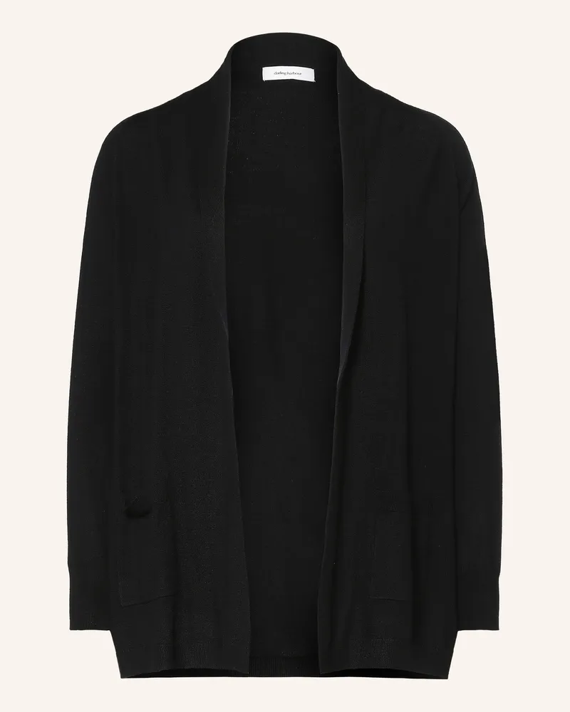Darling Harbour Strickhülle Aus Merinowolle schwarz Black