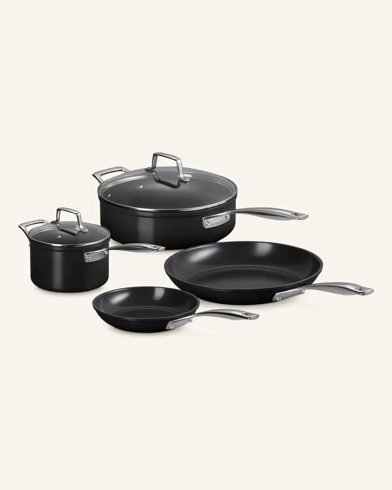 Le Creuset 4-tlg. Kochgeschirr-Set ESSENTIAL Schwarz