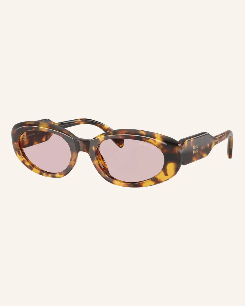Miu Miu Sonnenbrille Mu c01s braun Havana