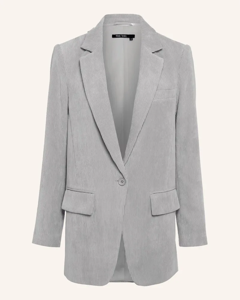 MARC AUREL Cordblazer grau Hellgrau