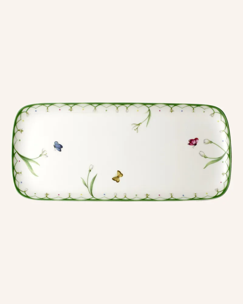 Villeroy & Boch Kuchenplatte Rechteckig Colourful Spring gruen Grün