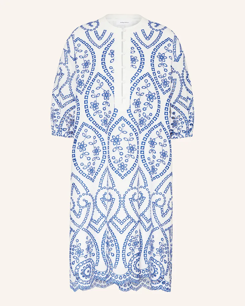 Darling Harbour Kleid aus Lochspitze mit 3/4-Arm Weiss