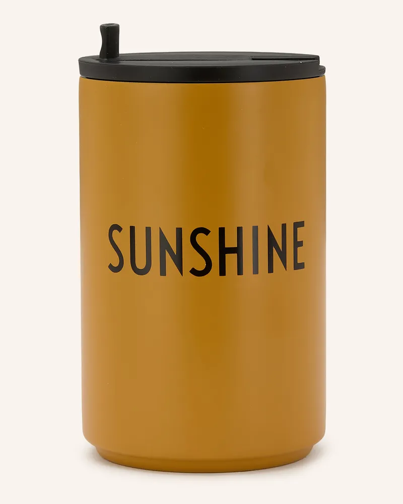 DESIGN LETTERS Thermobecher Cognac