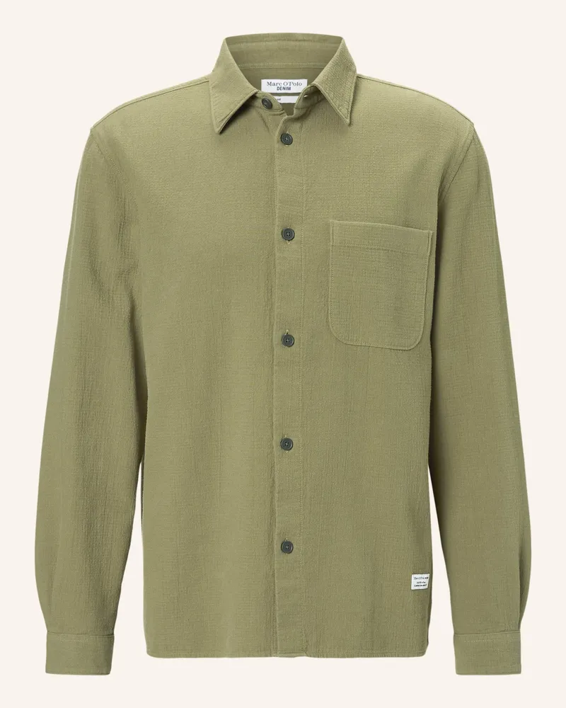 Marc O'Polo Hemd Dunkelgrün