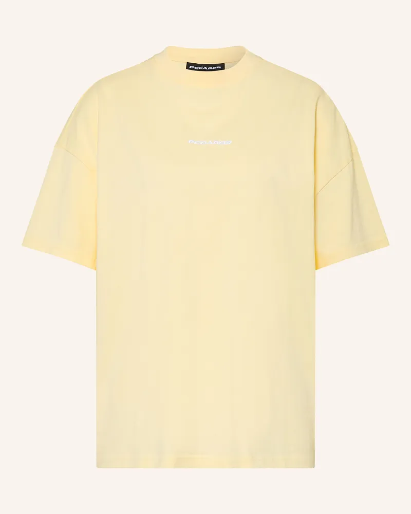 PEGADOR Oversized-Shirt Bracy gelb Hellgelb