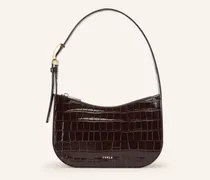 Schultertasche Sara Small braun