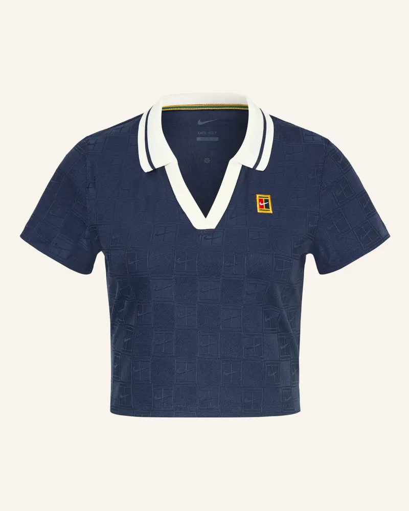 Nike Funktions-Poloshirt Court Collection blau Dunkelblau