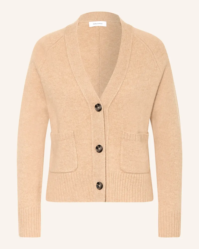 Darling Harbour Strickjacke Aus Cashmere braun Camel