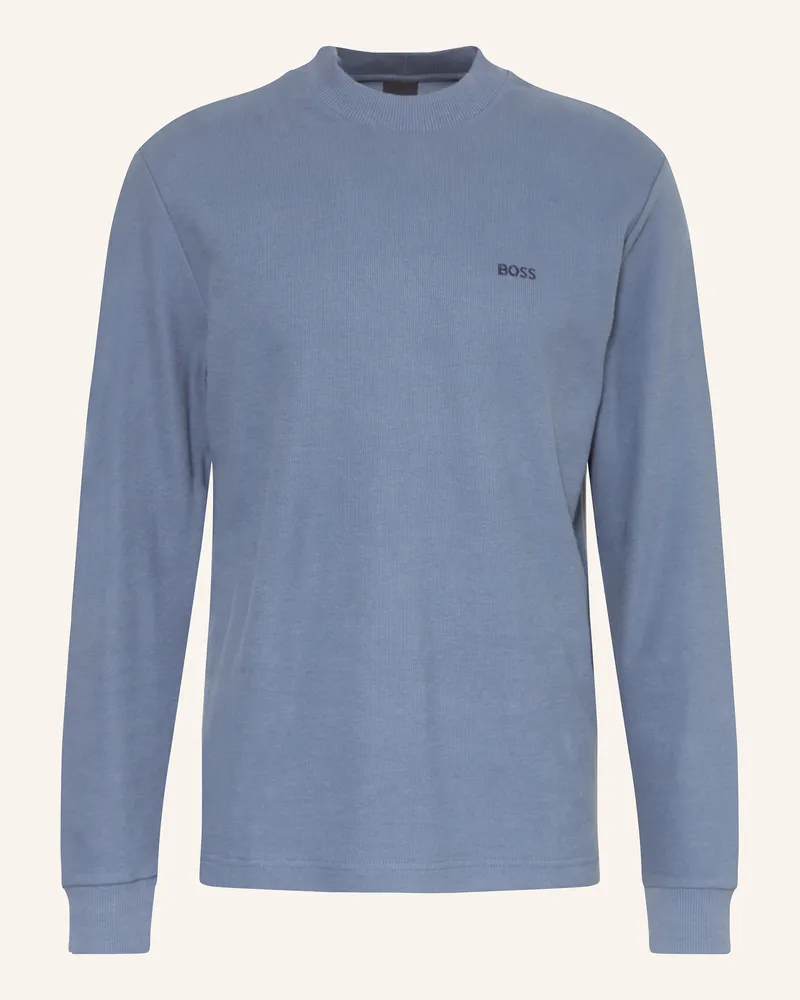 HUGO BOSS Pullover Blau