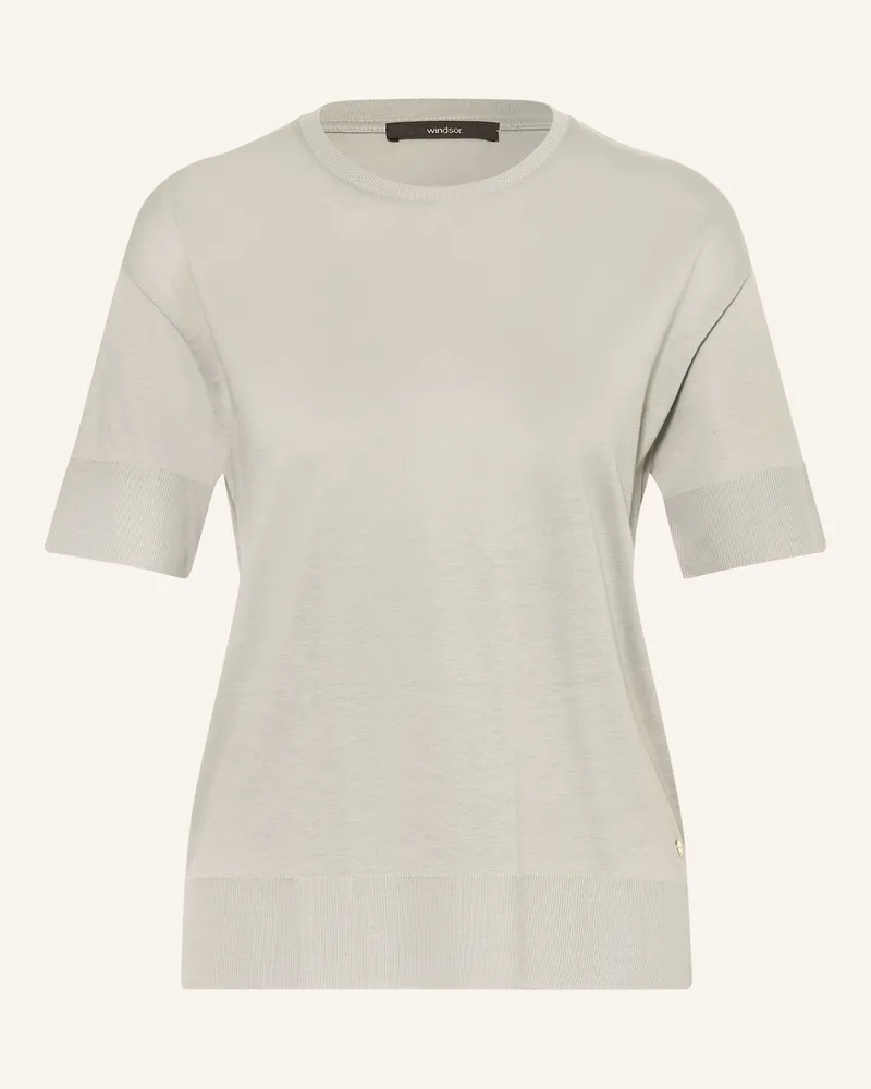 windsor. T-Shirt grau Oliv